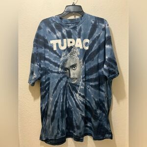 2Pac Tupac Shakur Men's Short Sleeve Tie-Dye T-Shirt  Size 3XL